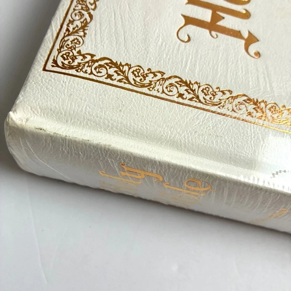 Vintage King James Bible Regency Family Altar Red Lettering 70's Nelson Sealed